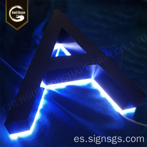 Caja luminosa personalizada con letras